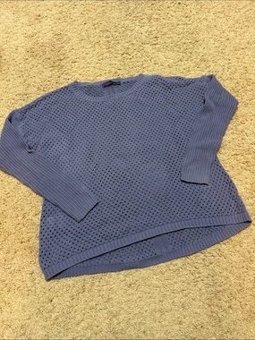 Prana 100% Organic Cotton Knit Sweater - Lightweight Crewneck
